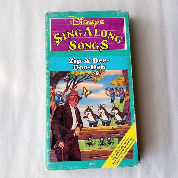Disney Sing Along Songs Zip-A-Dee-Doo-Dah VHS - Tested - Picture 1 of 6
